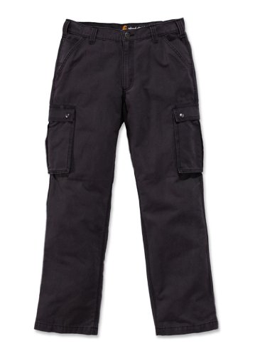 Carhartt .100272.001.S389 Cargohose, robust, Größe W30/L34, Schwarz