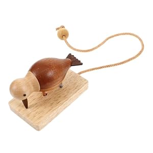 Cabilock Specht-Türklopfer Holz Vogel Design