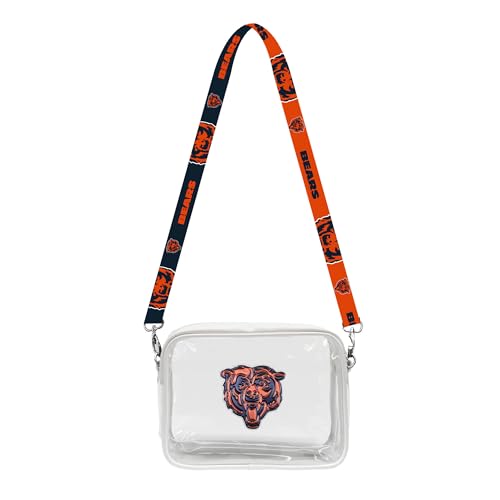 Littlearth Bolsa de fã transparente Chicago Bears NFL