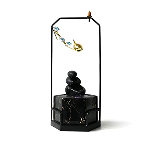 Fontaine de table intérieure cascade compacte pour décoration maison et bureau