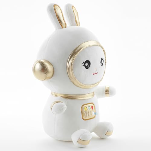 Image of 45 CM Cute Astronaut Bunny Plush Soft Toy, Kawaii Stuffed Animal Doll, Soft Plush Pillow for Kids & Adults, Hugging Companion, Bedroom Decor, Birthday Gift