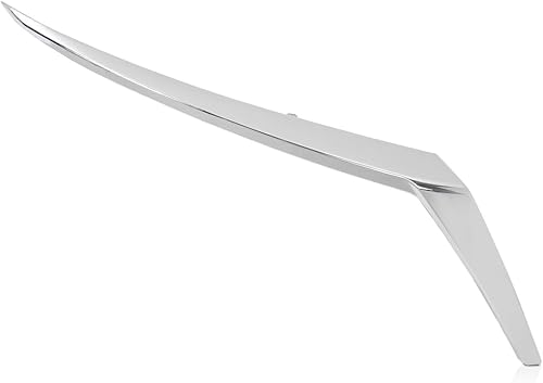 G-PLUS Cubierta de parachoques delantero derecho moldura cromada, 1 unidad, compatible con Nissan Kicks 2021-2023 (para modelos S y SV) NI1047111,