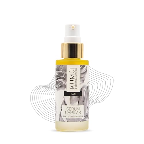 Kumui - Sérum capilar reparador - Tratamiento intenso hidratante - Aporta elasticidad y evita roturas - Antiencrespamiento no frizz ni puntas abiertas - aceite seco 100% natural ideal rizos - 30 ml