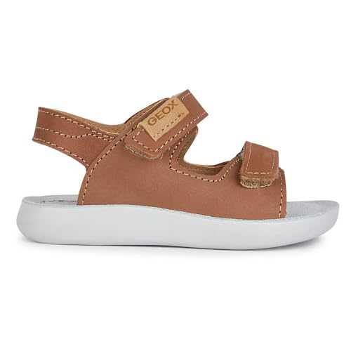 Geox Jungen J Lightfloppy Sandal, Tobacco, 34 EU