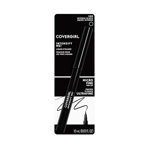 COVERGIRL Intensify Me Delineador Líquido Negro Intenso miniatura 4