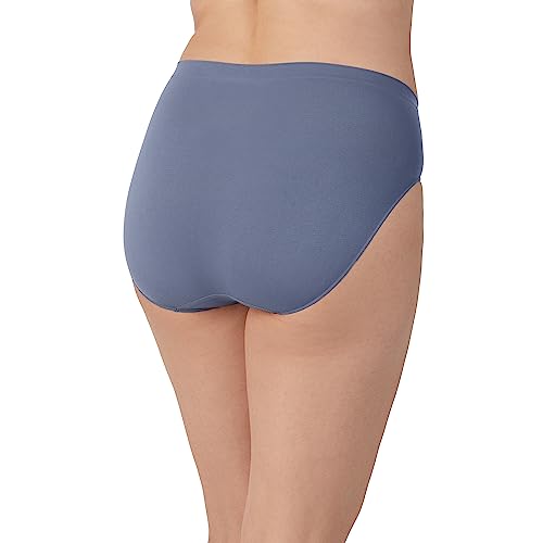Image of COMPANY ELLEN TRACY Women's High Cut Brief Panties Breathable Seamless Underwear 4-Pack Multipack (Regular & Plus Size)