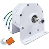 12V 24V 48V Low RPM Permanent Magnet Wind Turbine Generator,Free Energy Gearless Permanent Magnet Generator Motor DIY for Home Use,12V-10000W