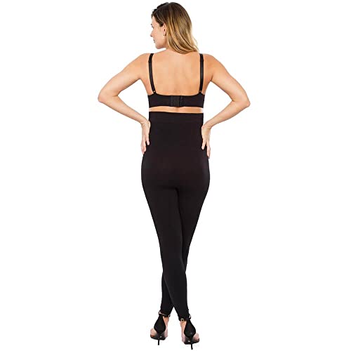 Legging Gestante, Plié, Feminino, Preto, GG