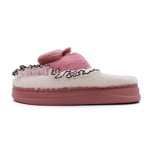 Image of VRITRAZ Women's Comfort Slip On Closed Toe Warm Winter with Cute Design print House Clog Indoor Slipper