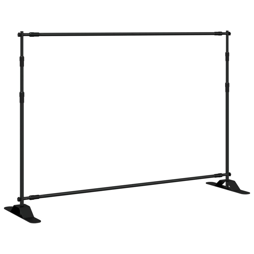 vidaXL Stojaki do tła, 2 szt., czarne, 305x243 cm, stalowe