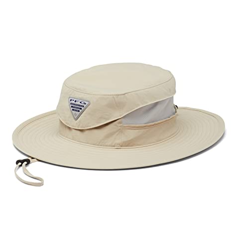 Chapeau de Soleil Columbia PFG Backcast Booney Fossile L/XL Mixte pour la Pêche