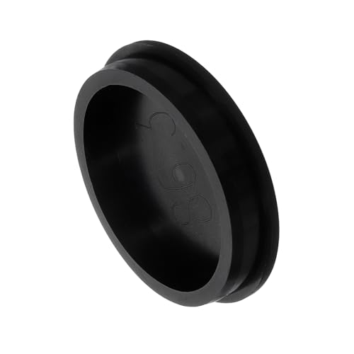 Image of uxcell 1 Pcs Black Plug Holes, Waterproof Rubber Button Plug for 86mm / 3.39 inch Hole