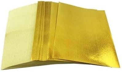 Ancestor Money - 1000 Pcs Gold Foil Joss Paper for Qingming & Hungry Ghost Festivals, Traditional Chinese Hell Bank Notes for Funerals, Pack of 1000