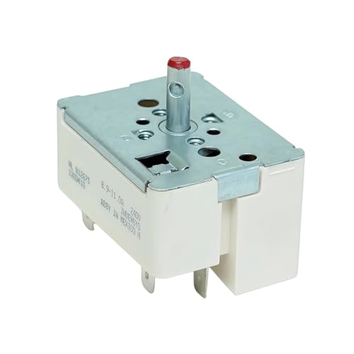 7403P239-60 Range Burner Infinite Switch Compatible with Whirlpool Maytag 7403P372-60 812675 AP6011291 NL812675 PS11744487 NL812675 66004-AF99 (Rated 8.9-11.0 Amp, 240 Volts, D Shaped Shaft)