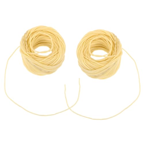 Pabilos de lino para velas 2 rollos duraderos