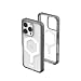 Produktbild URBAN ARMOR GEAR Plyo MS Case kompatibel mit Apple iPhone 16 Pro Hülle (Wireless Charging/Magnetisches Aufladen kompatibel, Air-Soft Ecken, Erhöhter Rand) grau/transparent/weiß