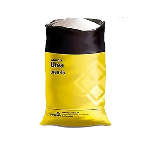 Suinga 25 Kg Fertilizante Nitrogenado UREA 46% | Utilizado en Cualquier Tipo de Cultivo | Abono Granulado | Acelera el Crecimiento y Mejora el Color de Cultivos