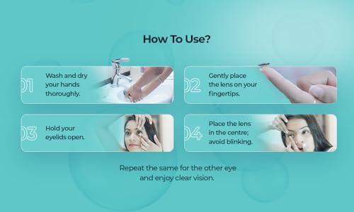 Image of Bausch & Lomb Iconnect Contact Lens - Spherical | Monthly Disposable | Hydrogel Material | (-2.5, Pack of 6)