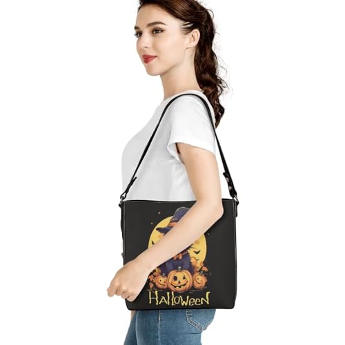 Image of HUGS IDEA Boho Bags for Women Leather Handbag Shoulder Bucket Crossbody Purse