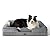 Bedsure Large Orthopedic Dog Bed, Bolster Dog Beds for Large Dogs - Foam Sofa with Removable Washable Cover, Waterproof Lining and Nonskid Bottom Couch