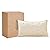 Deconovo 12x20 Outdoor Pillows for Patio Furniture, Sunbrella Outdoor Pillows Waterproof, Premium Throw Pillows for Tent Park Porch Swing, Couch Patio Furniture Lumbar Pillow Sham Stuffer, Khaki