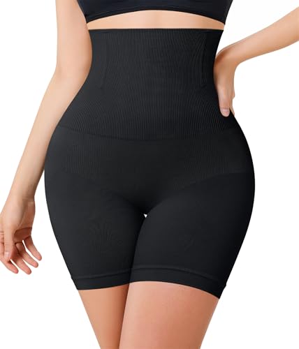 Nebility Tummy Control Shapewear Shorts High Waist Butt Lifting Panties Seamless Body Shaper Thigh Slimmer