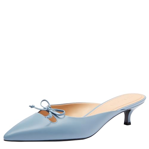 Coach Women's Runway Mule Ballet Flat, Blue, 6.5