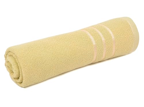 Image of Hand Towels 16x24 inches, Soft & Highly Absorbent Bathroom /Face Towels, Pack of 2 (Yellow)