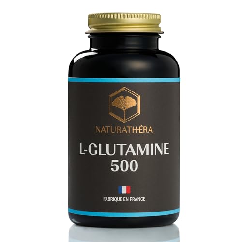 Naturathéra L-GLUTAMINE 500 - Fort dosage - Anti-inflammatoire - ...