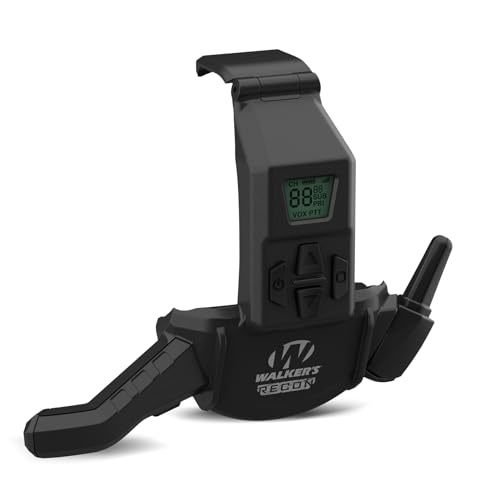 Walker's Recon Walkie-Talkie Hybrid Comms| Bluetooth GPRS Wireless 3-Mile Distance Range Shooting Outdoor Communicator for Recon Shooting Muffs, 3 AAA Batteries Included