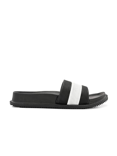 Image of SLIPOVER Flip Flop Slippers for Men (Twin Shade) Stylish|Comfortable|Soft|Lightweight|Anti-Skid|Lab tested|Casual|EVA Slippers|Chappal|Slides