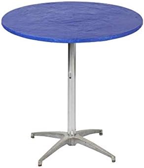 Vista 3 de Kwik-Covers Mantel redondo de plástico ajustable de 24 pulgadas, paquete de 5 (negro)