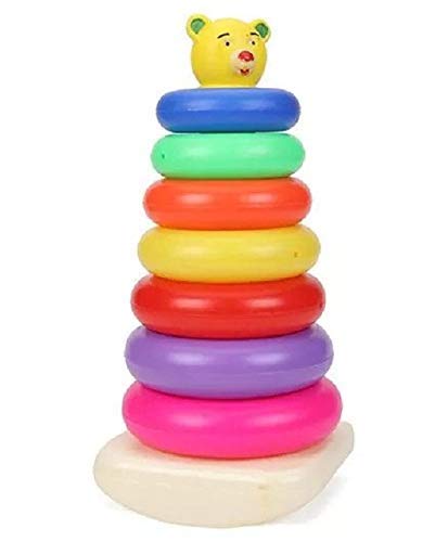 Junior Ring Toss Game & Table Tennis Racket Set for Kids | 2 Ping Pong Bats with 2 Balls | Indoor Outdoor Sports Toy for Boys & Girls Age 5+ (Plastic, Multicolour)..-image-6