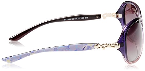 Image of Lee Cooper Gradient Aviator Unisex Sunglasses - (LC9000FOA C1 62|62|Grey Color Lens)
