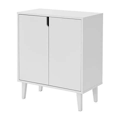 Panana White Sideboard Storage Cabinet Cover