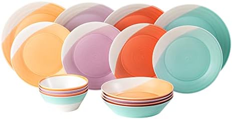 Royal Doulton Dinner Plates - 1815 Bright Collection - Porcelain Plate Set of 4 - Large Plates Ideal for Breakfast, Lunch & Dinner - Better Heat Retention, 28cm Each