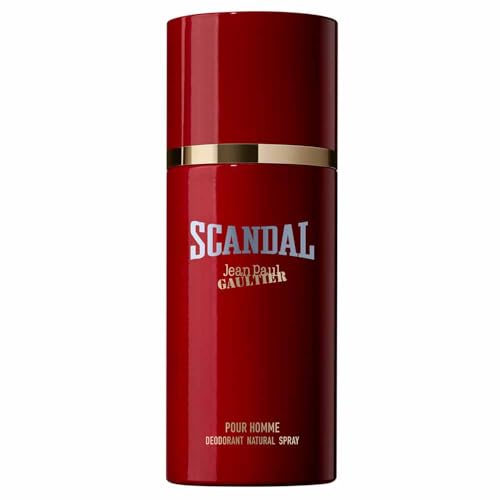 JEAN PAUL GAULTIER 305-52375 Beauty Care Scandal Pour Homme Deo Spray 150 ml for men, ideal for long-lasting everyday fragrance wear, 150 ml