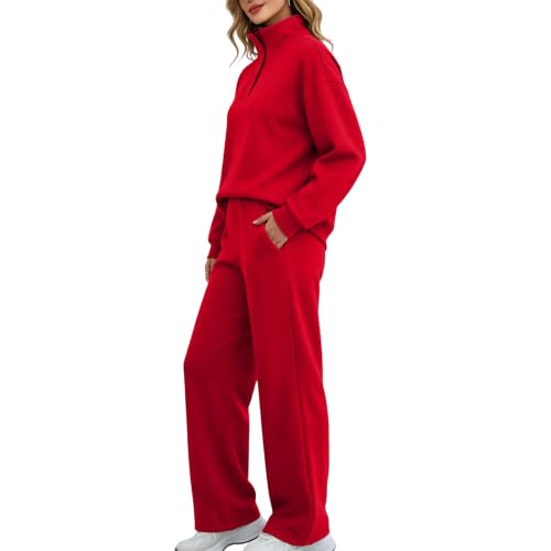 2 Piece Sets for Women lounge Snap Stand Collar Lounge Sets Fall Tracksuit - image 2