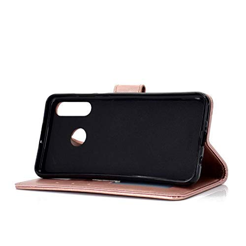 Huawei P30 Lite Flip Case Cover Mandala Rosegold Bumper