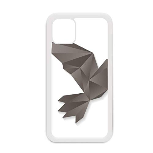 Coque iPhone 12 Pro Max motif géométrique corbeau origami