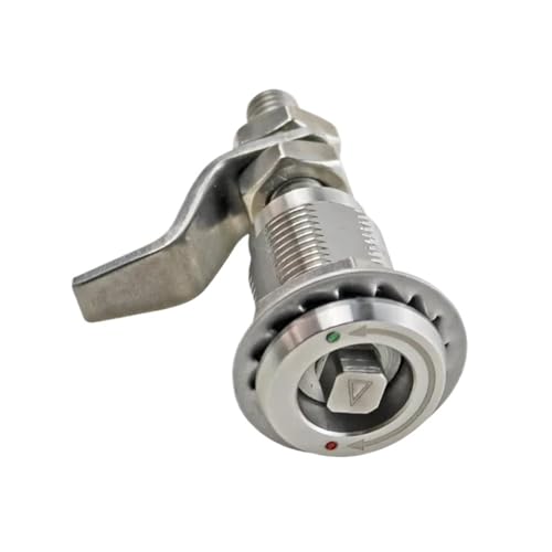 Serrure à cylindre acier inoxydable 304 mécanique triangle ajustable 1pc - 6