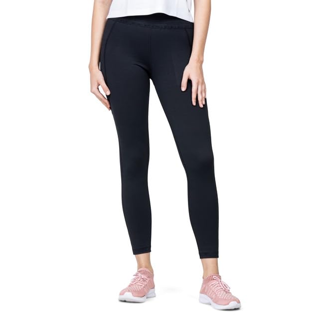 Image of 3rd Planet Women's High Waist Activewear Leggings | 4-Way Stretch, Sweat-Wicking, Non-See-Through Gym & Yoga Tights with Side Pockets | Comfortable Slim Fit Pants for Workout, Running & Fitness