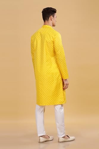 Image of BE ACTIVE Cotton Kurta for Men | Traditional and Stylish Design | Indian Kurta | Full Sleeve Kurta