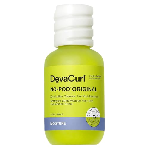 DevaCurl No-Poo Original Non-Lathering Cleanser for Rich Moisture, 3 fl. oz