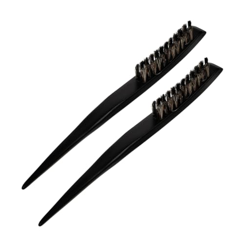 Beavorty Cepillo de Cerdas de 2 para Alisar Y Cardar Cabello Grueso Cepillo para Mujeres para Uso Personal Y en Salones