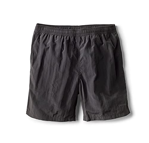 Orvis Ultralight Swim Shorts for Men - Quick-Dry Athletic Swimming Apparel, Stylish and Durable Swimwear, Black - X-Large