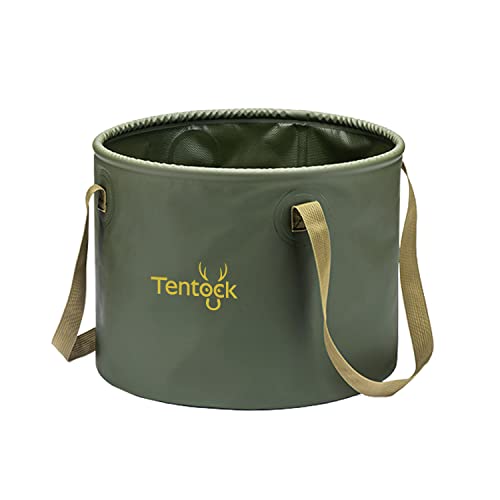 Tentock Outdoor Faltschüssel 20L Faltbare Camping Waschschüssel Tragbarer...