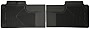 Husky Liner Heavy Duty 2nd or 3rd Row Floor Mats - Black