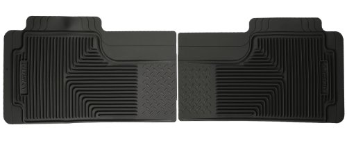 Husky Liner Heavy Duty 2nd or 3rd Row Floor Mats - Black