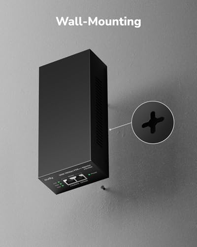 Cudy POE400X 90W 10G Ultra PoE++ Injector Adapter, 802.3bt /802.3at/802.3af Compliant, Up to 90W Ultra Power Supply, 10Gbps Shielded RJ-45, Plug & Play, Metal housing - Image 8